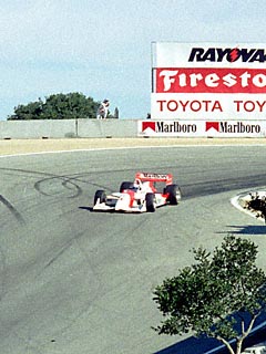 Paul Tracy Leading