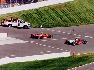 Gugelmin and Vasser Exit Pits