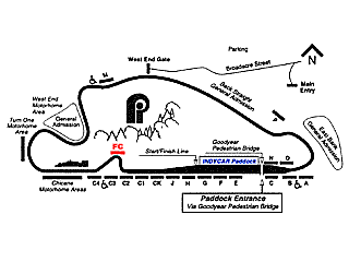 Portland International Raceway map