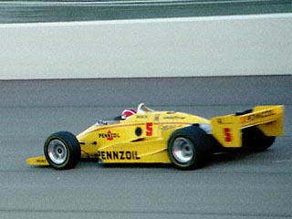 Rick Mears on the Track