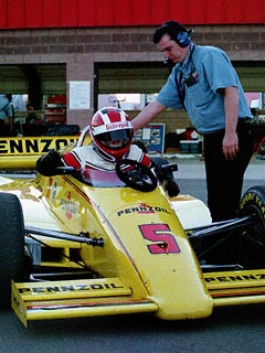 Rick Mears Climbs Out