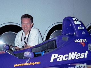 Paul Jasper with Paul Jasper's Car