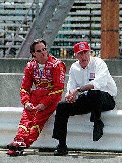 Onlookers Vasser and Anderson