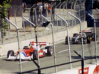 Mauricio Gugelmin and Michael Andretti